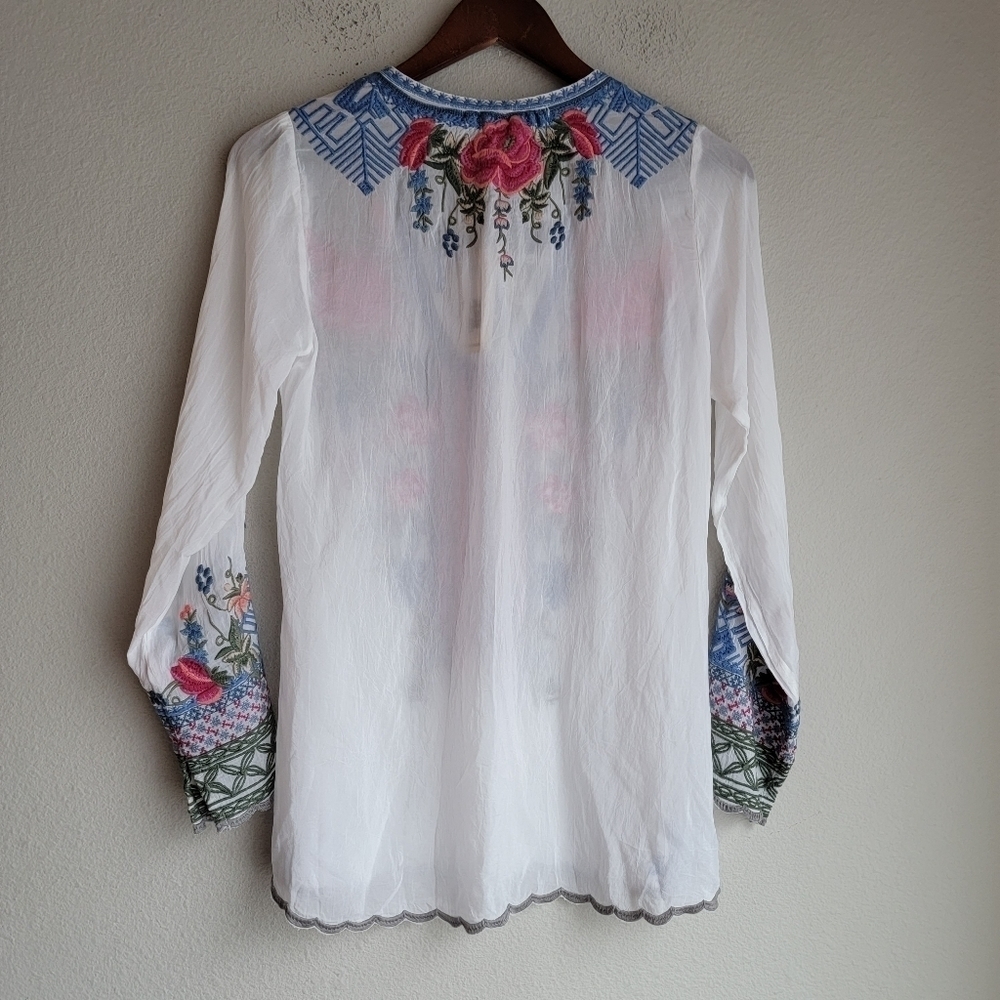 Johnny Was Millie Blouse size XS NWT - Picture 9 of 11